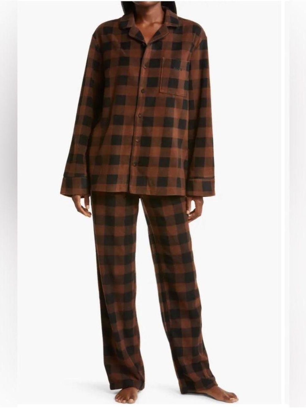 SKIMS Flannel Sleep Set